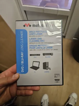 Limpiador de Lentes DVD/Blu-Ray Meliconi
