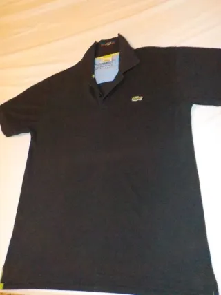 Polo Lacoste Talla 4 Negro