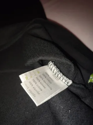 Polo Lacoste Talla 4 Negro