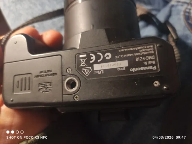 Cámara digital 18x zoom Panasonic DMC FZ18