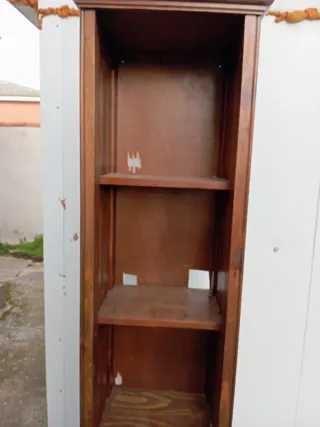 Columna de madera para restaurar. Lo regalo