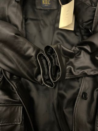 Giacca in pelle donna RDZ nuova misure sotto