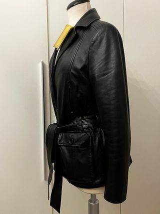 Giacca in pelle donna RDZ nuova misure sotto