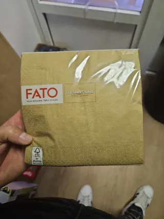 Servilletas Fato doradas