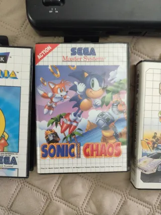 Sega master system II con Mando,cable y 3 juegos