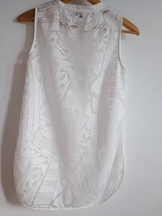 Camisa sin mangas Bimba y Lola Blanca