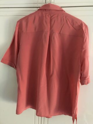 Camicia Seta Cherie Donna salmone/corallo Taglia M