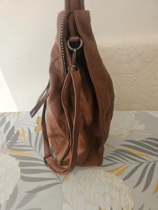 Borsa in pelle marrone