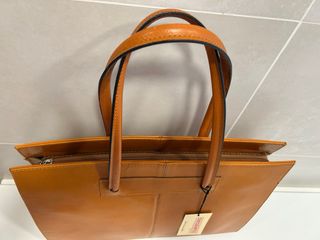 Bolso Piel Genuina Chicca Borse Made in Italy