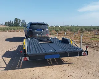 Plataforma porta coches 4.5x2m