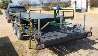 Plataforma porta coches 4.5x2m