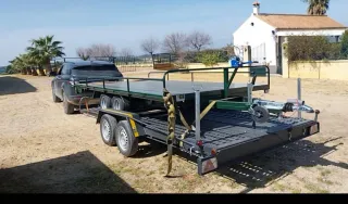 Plataforma porta coches 4.5x2m