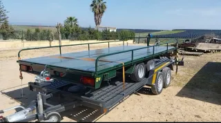 Plataforma porta coches 4.5x2m