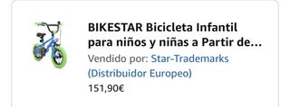 Bicicleta BMX 12 Niñ@s BIKESTAR