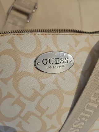 Bolso Guess Beige y Blanco