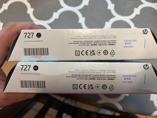 Cartuchos HP 727 Black y Black Photo