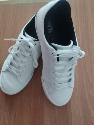 Zapatillas Zara Hombre Talla 41 Blancas
