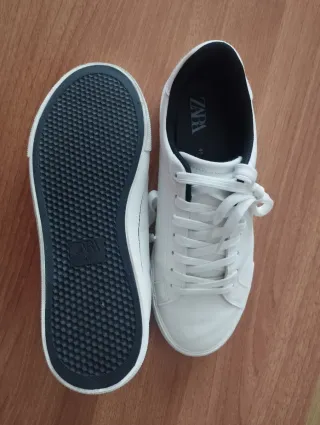 Zapatillas Zara Hombre Talla 41 Blancas