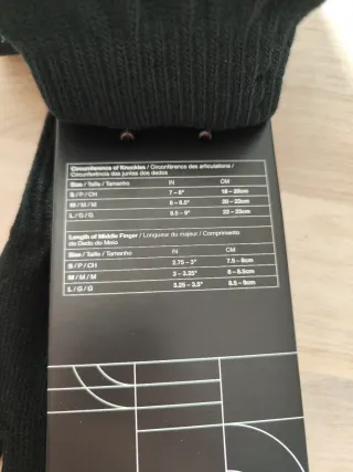 Guantes Nike Knit Talla L Negro