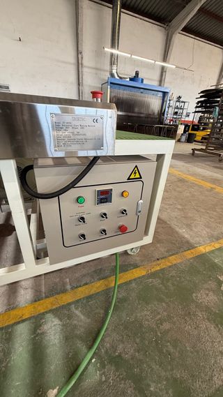 Lavadora de vidrio horizontal