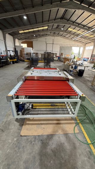 Lavadora de vidrio horizontal