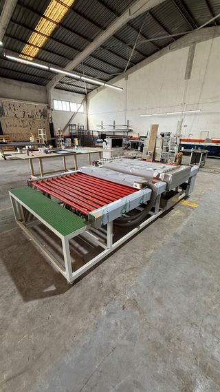 Lavadora de vidrio horizontal