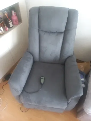 Sillón individual gris