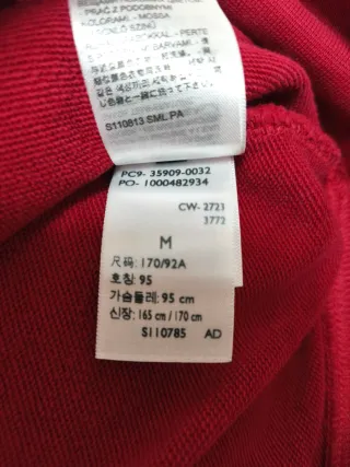 Sudadera Levi's Roja Talla M