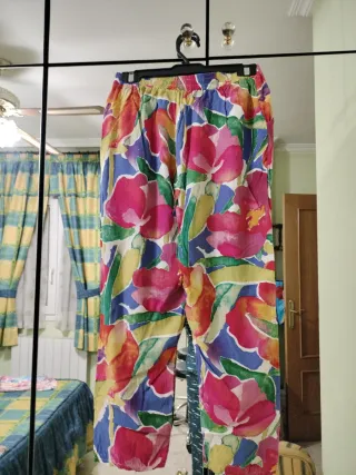 Pantalón estampado verano fresquito con bolsillos
