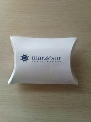 PULSERA MAR DEL SUR NEGRA PLATEADA