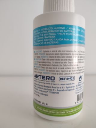 Polvos oídos para perros