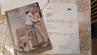 Silla salvaescaleras TKE adaptable a qualquier esc