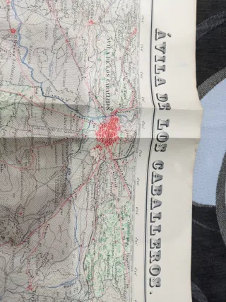 Mapa Ávila de los Caballeros 1944