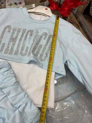 Tuta bimba cotone 4 anni primaverile nuova con eti