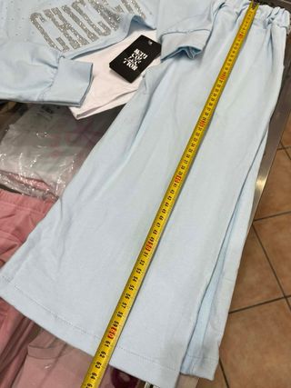 Tuta bimba cotone 4 anni primaverile nuova con eti