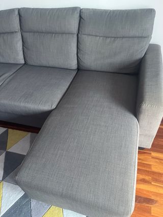 Sofá Chaise Longue Ikea Bollstanas 3 Plazas
