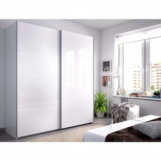 Armario 180x204x65 cm 2 Puertas Correderas. Blanc