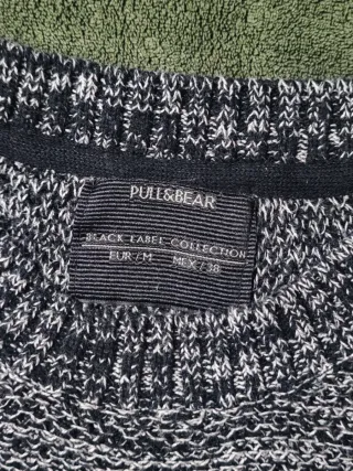 Jersey Pull&Bear hombre gris y negro