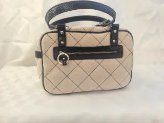 Borsetta Guess Beige e Nera Vintage