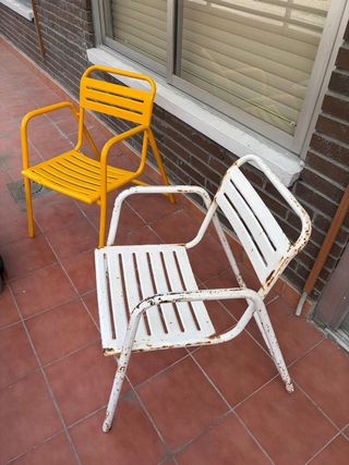 Sedie da terrazzo vintage