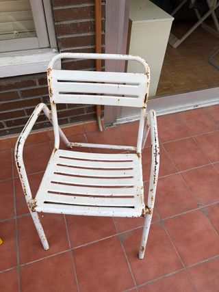 Sedie da terrazzo vintage