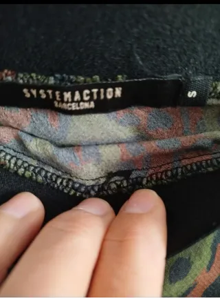 Falda larga estampado animal print