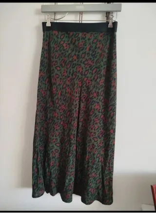 Falda larga estampado animal print