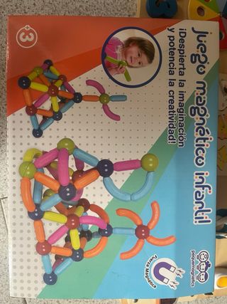 Lote 5 juegos madera educativos niños