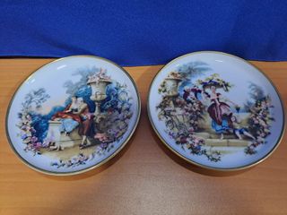 4 Platillos Porcelana Vintage AK Kaiser