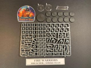 10 Fire Warriors + x2 Drones Tau Warhammer 40k