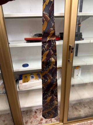 Corbata 100% seda natural piel Romero Ubrique