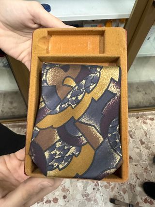 Corbata 100% seda natural piel Romero Ubrique