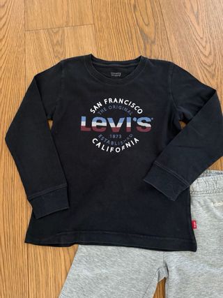 Set felpa, maglie e pantalone 6/7 anni