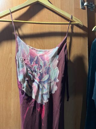 Vestido Mango Talla S Floral